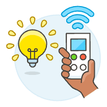 Smart Light 2 Illustration from UX Colors Set