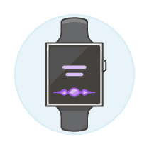 Smart Watch 3 Illustration from UX Colors Set