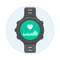 Sport Watch Illustration from UX Colors Set