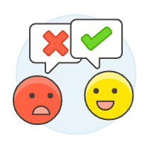 Emoji Discuss Illustration from UX Colors Set