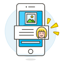 Phone Comment Image 2 4 Illustration from UX Colors Set