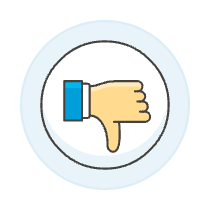 Hand Dislike 2 Illustration from UX Colors Set