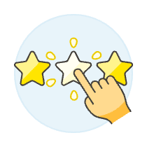 Rating Click 1 2 Illustration from UX Colors Set