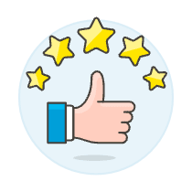 Rating Like 1 Illustration from UX Colors Set