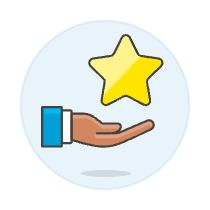Rating Share 3 Illustration from UX Colors Set