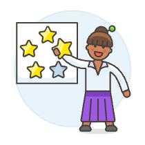 User Rating Star 4 Illustration from UX Colors Set