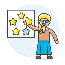 User Rating Star 5 Illustration from UX Colors Set