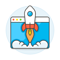 App Launch Illustration from UX Colors Set