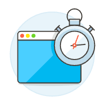App Runtime Illustration from UX Colors Set