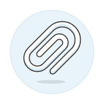 Attach Link Illustration from UX Colors Set