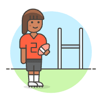American Football 4 Illustration from UX Colors Set