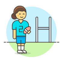 American Football 6 Illustration from UX Colors Set