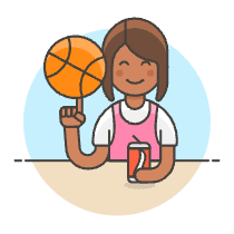Basketball Streetball 4 Illustration from UX Colors Set