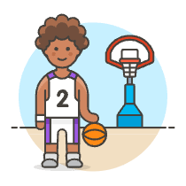 Sports Basketball 14 Illustration from UX Colors Set