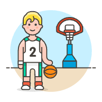 Sports Basketball 15 Illustration from UX Colors Set