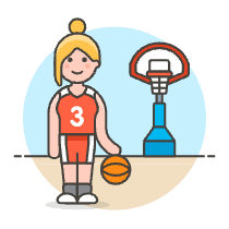 Sports Basketball 16 Illustration from UX Colors Set