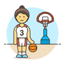 Sports Basketball 17 Illustration from UX Colors Set