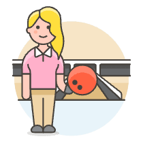 Sports Bowling 2 Illustration from UX Colors Set