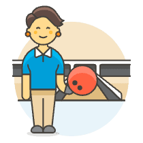 Sports Bowling 3 Illustration from UX Colors Set