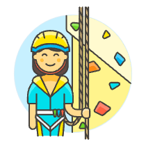Sports Climbing 1 Illustration from UX Colors Set