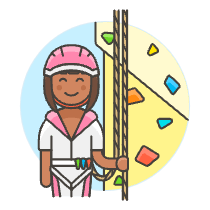 Sports Climbing 2 Illustration from UX Colors Set