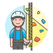 Sports Climbing 4 Illustration from UX Colors Set