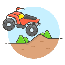 Atv Off Road Illustration from UX Colors Set