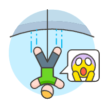 Bungee Jump Illustration from UX Colors Set