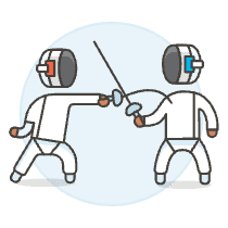 Sports Swordsmanship 3 Illustration from UX Colors Set