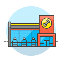 Gymnasium Fitness Illustration from UX Colors Set