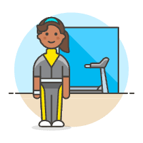 Outfit Gym 2 Illustration from UX Colors Set