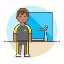 Outfit Gym 5 Illustration from UX Colors Set