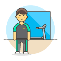 Outfit Gym 6 Illustration from UX Colors Set