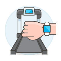 Timer Fitness 1 Illustration from UX Colors Set