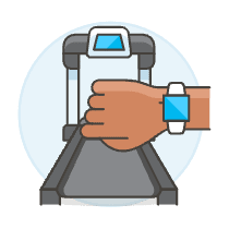 Timer Fitness 2 Illustration from UX Colors Set