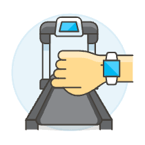 Timer Fitness 3 Illustration from UX Colors Set