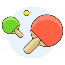 Table Tennis 2 Illustration from UX Colors Set