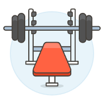 Barbell Illustration from UX Colors Set