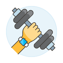 Drumbell Fitness 3 Illustration from UX Colors Set