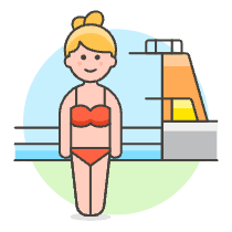 Sports Swimming 1 Illustration from UX Colors Set