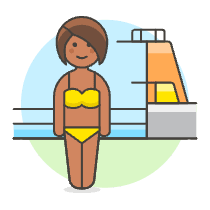 Sports Swimming 2 Illustration from UX Colors Set