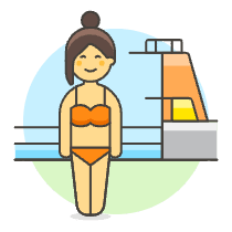 Sports Swimming 3 Illustration from UX Colors Set
