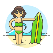 Surfing 10 Illustration from UX Colors Set