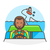 Wakeboarding 2 Illustration from UX Colors Set