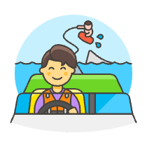 Wakeboarding 3 Illustration from UX Colors Set