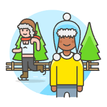 Ice Skate 2 Illustration from UX Colors Set
