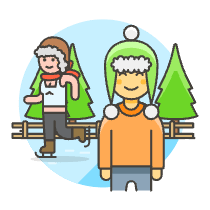 Ice Skate 3 Illustration from UX Colors Set