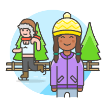 Ice Skate 5 Illustration from UX Colors Set