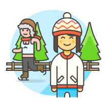 Ice Skate 6 Illustration from UX Colors Set