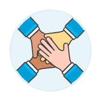 Collaborated Effort 2 Illustration from UX Colors Set